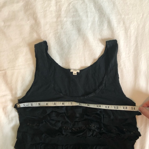 J. Crew ruffle sequin tank top XS - Picture 8 of 8